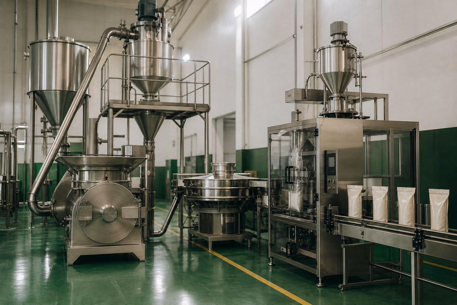Hydrocolloid processing and packaging line