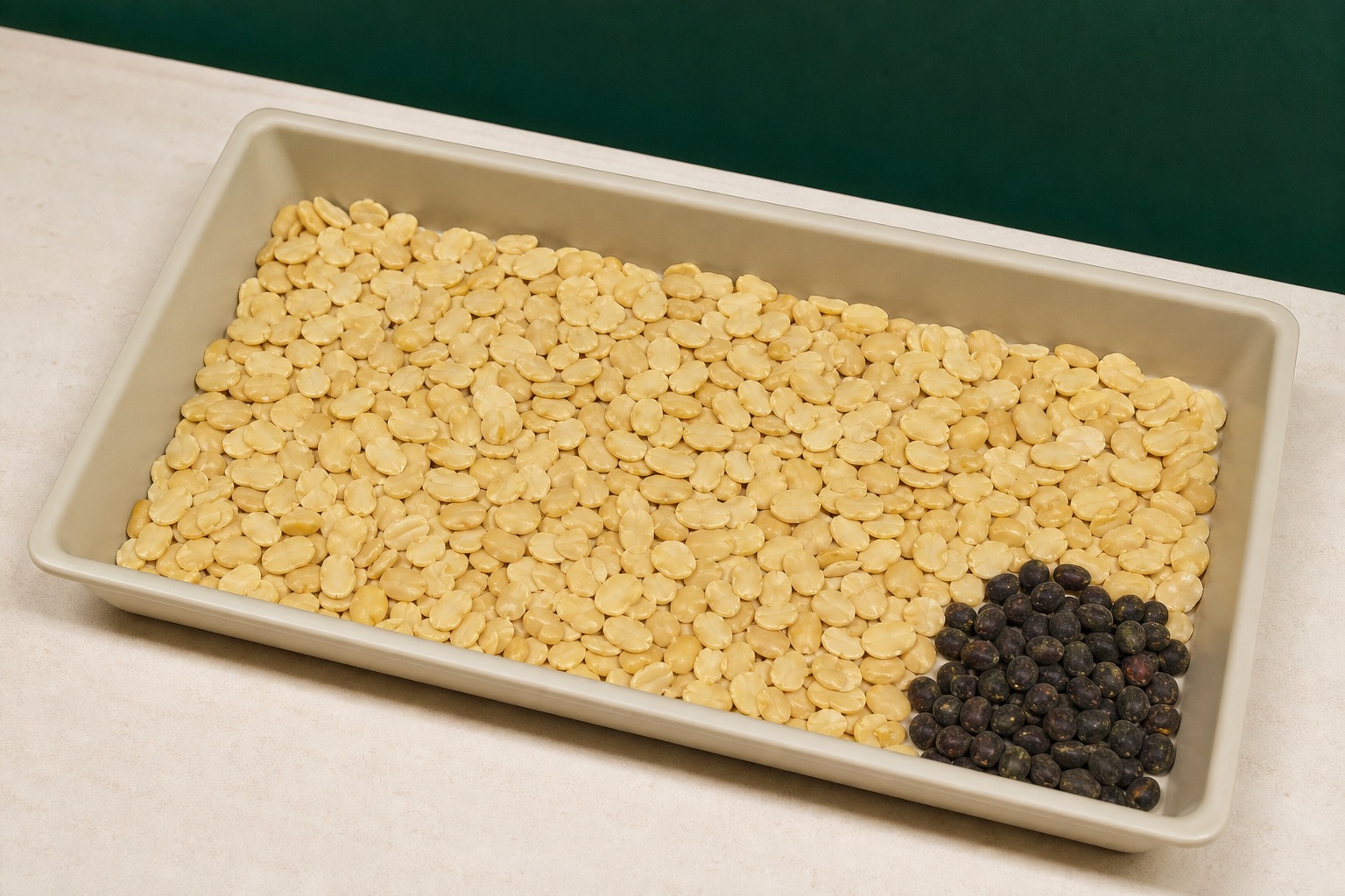 Cassia Tora Splits: Dehusked endosperm splits